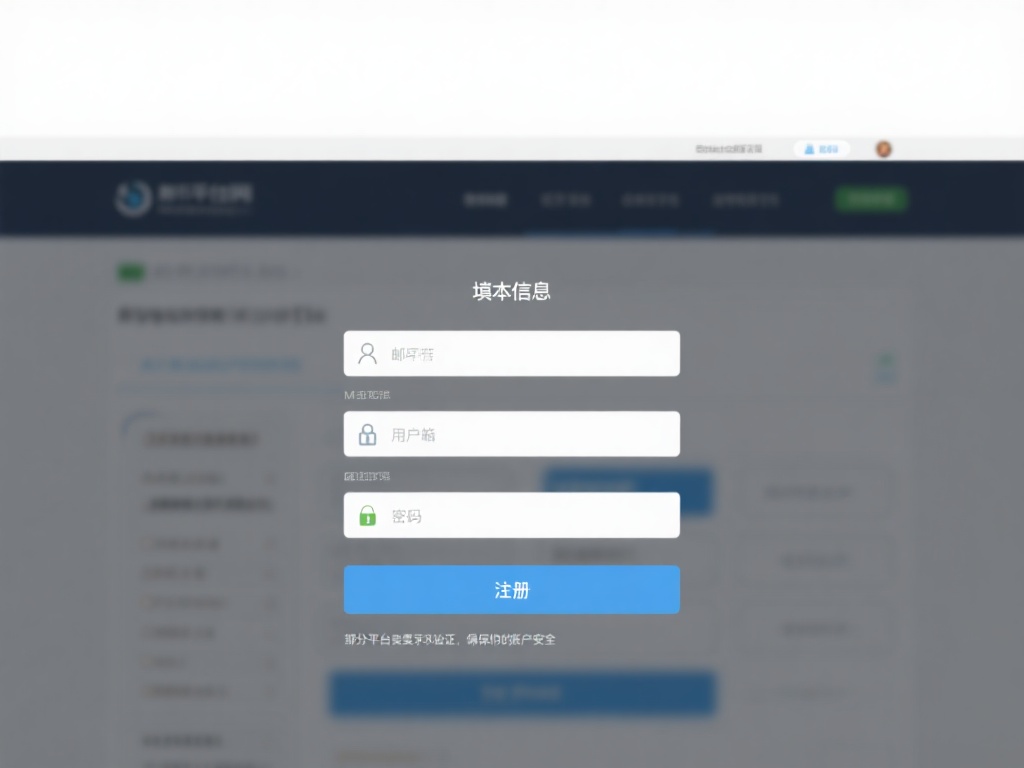 填写基本信息：进入平台官网后，点击注册按钮，通常需